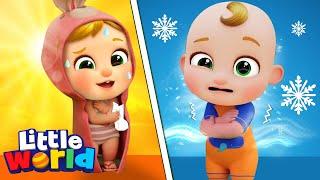 Hot And Cold (Opposites Song) | Kids Songs & Nursery Rhymes by Little World