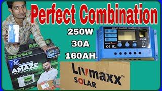 Amicismart Solar Charge Controller 30A | Best Solar Charge Controler 12Volt/24Volt