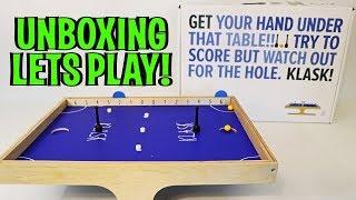 UNBOXING & LETS PLAY - KLASK Game - Epic Magnetic Battle