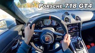 2021 Porsche 718 Cayman GT4 Manual - Is this Mid Engine 4.0L Enough? (POV Binaural Audio)