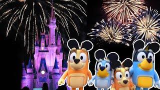  BLUEY Disney World MEGA Video | Bluey Christmas at Disney World Bluey Halloween at Magic Kingdom