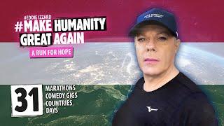 Eddie Izzard - A Run For Hope - Marathon 10 - [Budapest, Hungary - January 10, 2021]