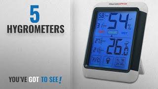 Top 10 Hygrometers [2018]: ThermoPro TP55 Digital Thermo-hygrometer with Larger Backlit Display,