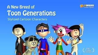 Toon Generations - Stylized 3D Cartoon Characters