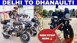 DELHI TO DHANAULTI UTRAKHAND 100cc RIDE  | Hero splendor Long Ride  | NOT STOP RIDE #splendor