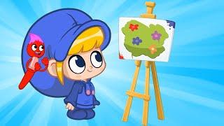 The Painting Contest | #153 | Learn Colors | Morphle and Mila | Full Episodes | Cartoons for Kids