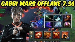 Blacklist.Gabbi 7.36 Mars OFFLANE SUPERSTAR NEW PATCH UPDATE FULL SLOT BUILD Dota 2