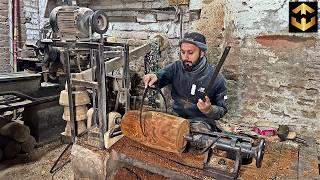 AmaZing Process of making Wooden MUSICAL DRUM (Dholki) | Traditional INDIAN Dholak  Manufacturing