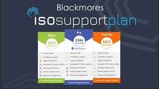 Blackmores ISO Support plan