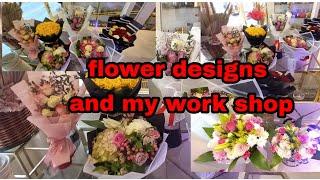 flower designs and my working shop by ilokanong ballog