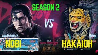 Tekken 8 Season 2 - HAKAIOH (King) vs Nobi (Dragunov) - Insane Dragunov gameplay