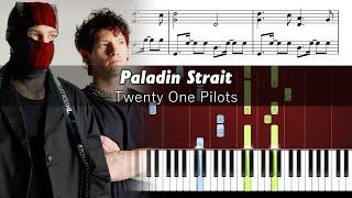 Twenty One Pilots - Paladin Strait - Piano Tutorial with Sheet Music