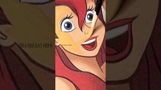 Ursula CHEATED Ariel Twisted Disney #shorts #art #creative #disney