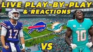 Buffalo Bills vs Miami Dolphins | Live Play-By-Play & Reactions