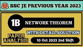 SSC JE  Paper Analysis 2023 Electrical | SSC JE Exam Analysis | 10 Oct 2023