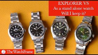 Explorer as a watch by itself vs Ranger, Summiteer and Alpinist