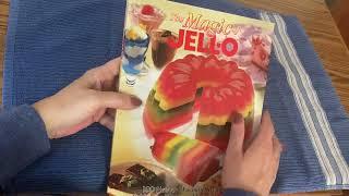 ASMR  Reading and Flipping through 20 year old Jello Recipe Book