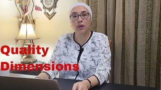 Quality Dimensions - أبعاد الجودة