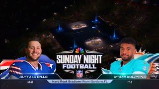 Sunday Night Football on NBC intro 2024 | BUF@MIA | Week 18