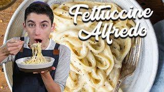 WORLD'S CREAMIEST FETTUCCINE ALFREDO | Eitan Bernath