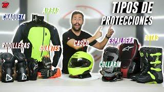 Types of MOTORCYCLE PROTECTION: Which one protects the most? 