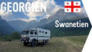 Swanetien - Overlander Paradies | Chalaadi Glacier | Shdruga Waterfall | Großer Kaukasus | Georgien