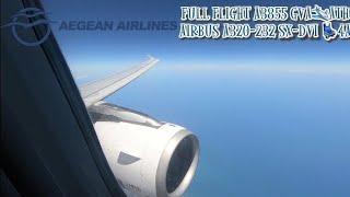 Aegean Airlines Airbus A320 SX-DVI  Full Flight A3855 Geneva - Athens