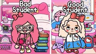 Good Student VS Bad Student! 🩷️ My Melody VS Hello Kitty | Toca Life World | Toca Boca