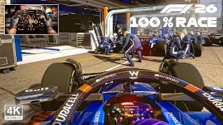 F1 26 MOD - Franco Colapinto's Williams FW-48 | United States GP 100% Race Steering Wheel Gameplay