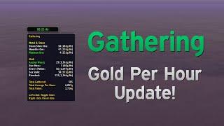 Gathering - Gold Per Hour Tracking