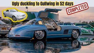 mercedes 300sl Gullwing, the project comes to an end