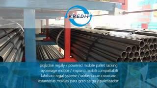 Mobile racks Kredit - the highest storage capacity of your warehouse