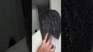 Natural Hair Wash Day Protein Treatment #naturalhair #washdayroutine #shorts