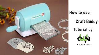 Craft Buddy Die Cutting Machine | How to use Craft Buddy tutorial by Own Crafting | #owncrafting