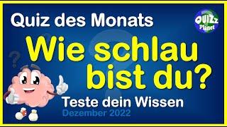 Das große Wissens-Quiz des Monats - Deutsch - Wie schlau bist du, Rätsel zum Lösen, Quiz, deutsch