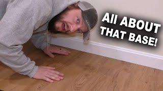 How to Install Baseboard Trim - Cope and Scribe - Old House Bedroom Remodel Problems