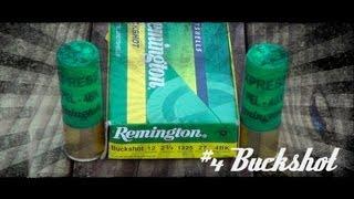 Remington 12ga #4 Buckshot Ballistics Gel Test - Best Home Defense Load? 