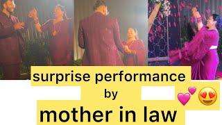 SURPRISE ACT BY MOTHER IN LAW FOR SON IN LAW️️|| jamai raja raam mila️️#ring #ceremony #dance