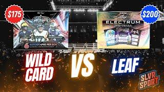 Which is Better? - 2024 Leaf Electrum Football -VS- 2023 Wild Card Metallix Football