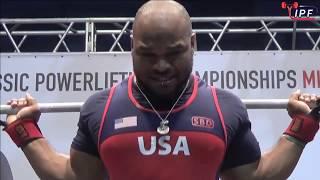 Ls McClain - 827.5kg 1st Place 93kg - IPF World Classic Powerlifting Championships 2017