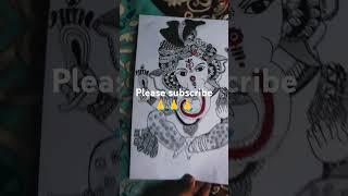 ganpati bappa Mandala art#doodleart#art#ballpenart