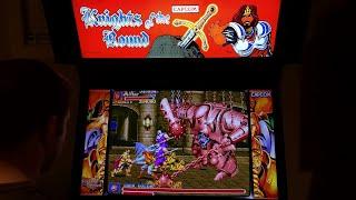 Knights of the Round Arcade Cabinet MAME Playthrough w/ Hypermarquee