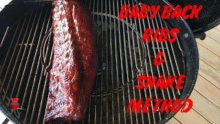 Baby Back Ribs + Snake Method | Big W BBQ