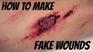 How to Make Fake Wounds!  LaurieRobyn