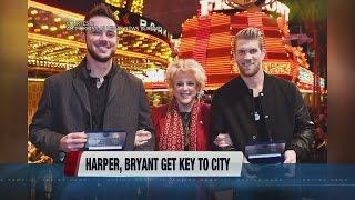 MLB stars Bryce Harper, Kris Bryant to be honored in Vegas