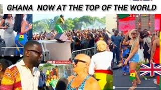 ghanaians musicians  party in the UK park destroyed every where, by BBC NEWS