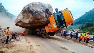 40 Dangerous idiots Truck & Car Driving Fails | Best of Excavator, Crane & Truck Fail Compilation