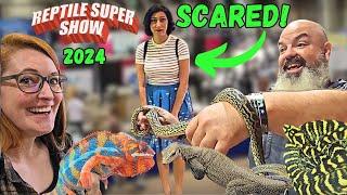 Bringing Our SNAKE-PHOBIC Friend to a Reptile Expo: Pomona Show 2024