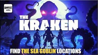 THE KRAKEN BOSSFIGHT MAP FORTNITE - FIND THE SEA GOBLIN LOCATIONS