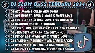 DJ SLOWBASS TERBARU 2024 || DJ AYO SAYANG CULIK AKU DONG || DJ APT ROSE FT. BRUNO MARS X SWEET LOVE